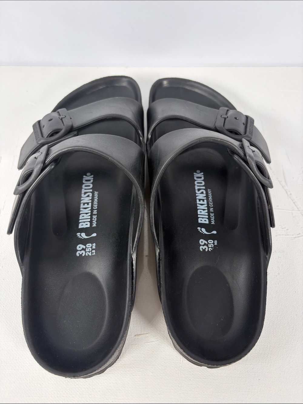Birkenstock Arizona EVA Black Sandals Women’s EU 39 US 8 Double Strap Germany - Picture 4 of 11